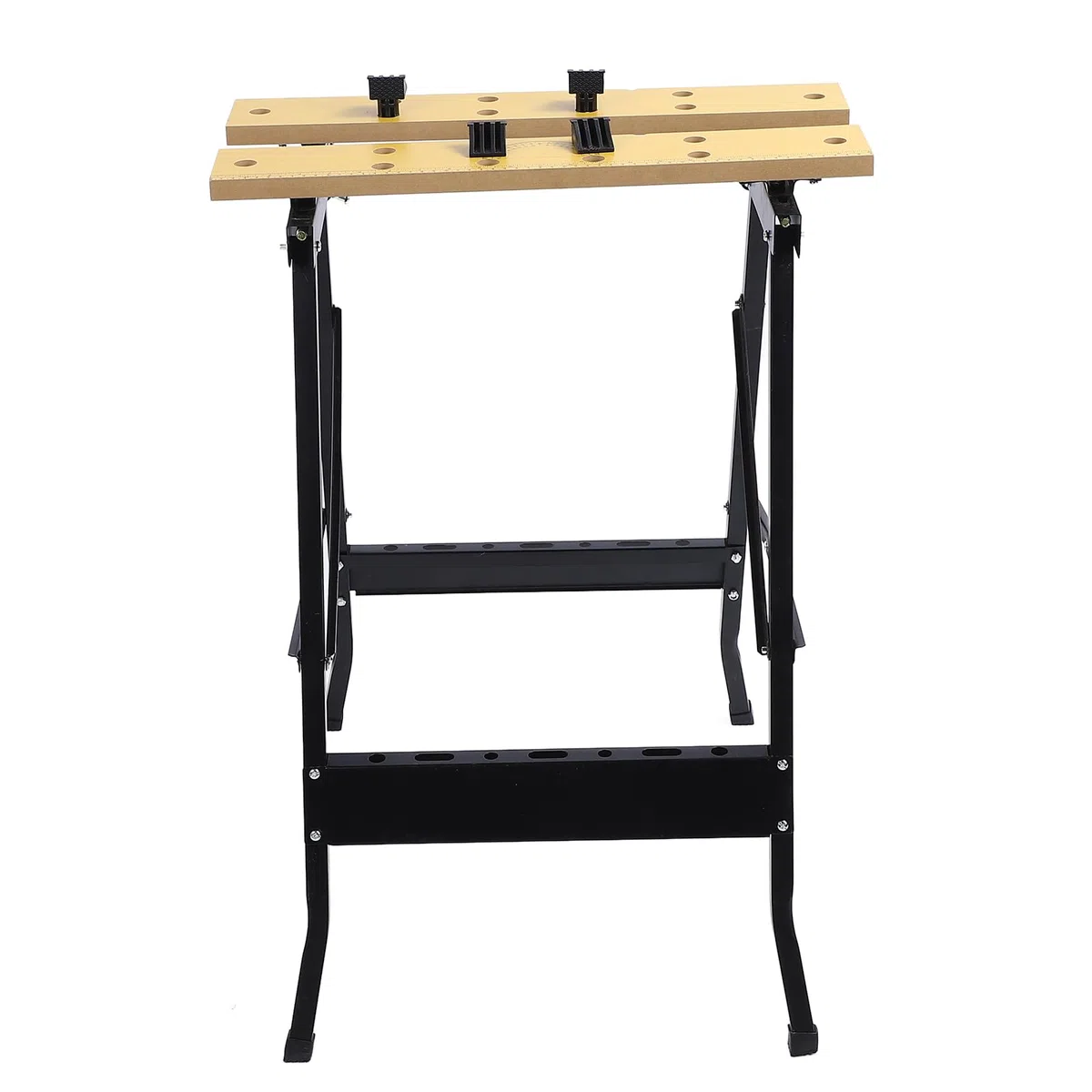 Keenso Versátil mesa de trabajo plegable, herramientas de reparación de taller, banco de trabajo, resistente y duradero, diseño compacto ligero, sujeción, pintura, corte, 220 libras