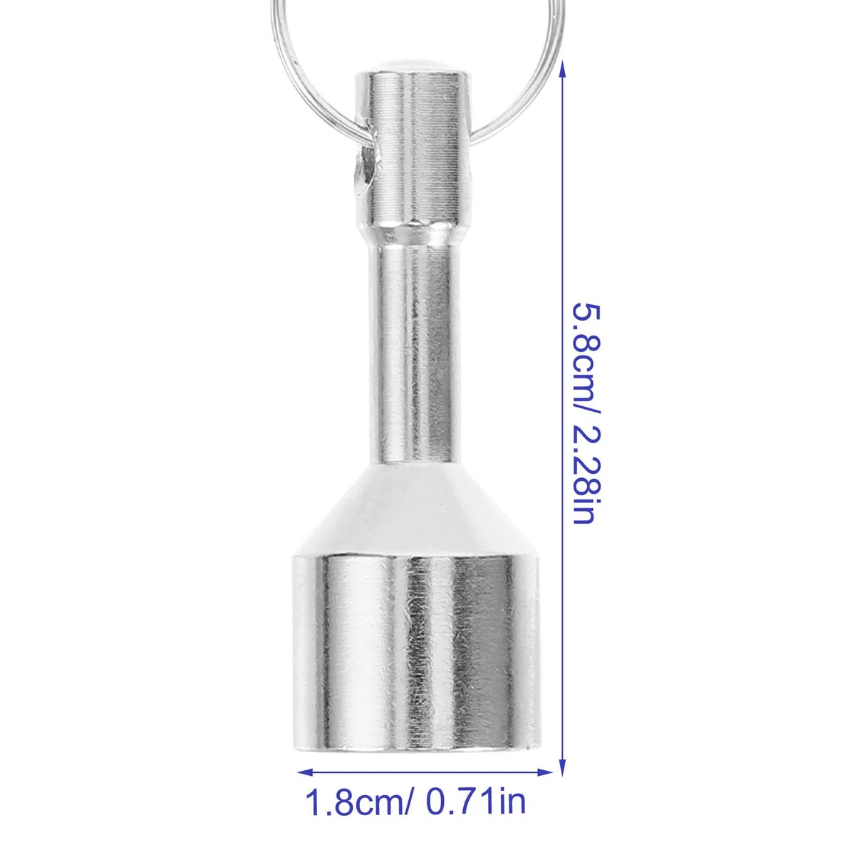 DOITOOL Llaveros Magnéticos 2 Piezas Comprobador de Oro y Plata para Joyería, Diámetro 17 Mm, Fuerza Magnética 12 Kg, Herramienta Portátil Práctica para Probar Metales y Monedas Hogar