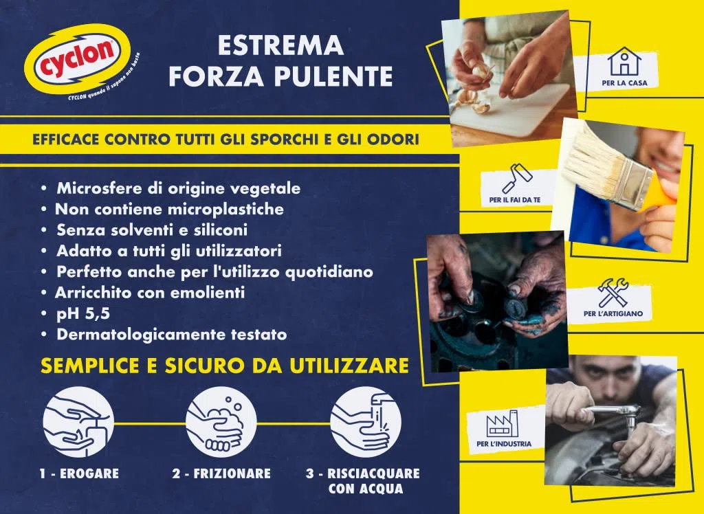 Cyclon Pasta Lavamanos Fluida Botella 1000 ml