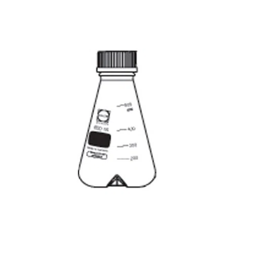 Duran 21 283 44 0 schikane pistón con GL 45 rosca, volumen 5000 ml, 105 mm x 149 mm (4 unidades)