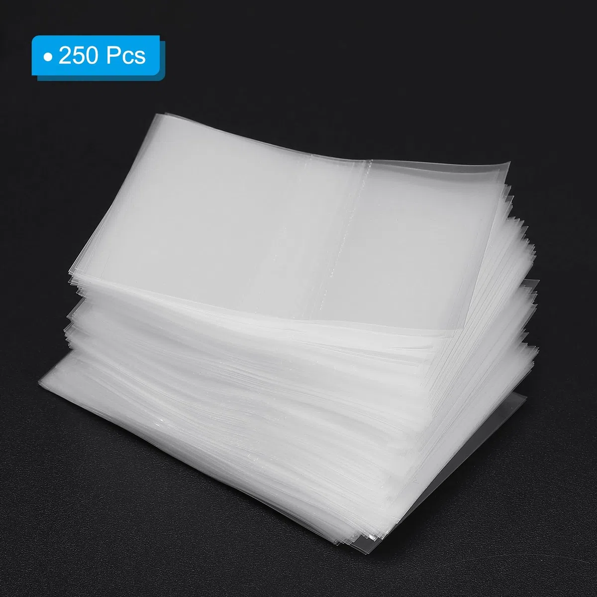 PATIKIL 65x60mm Bandas de Encogimiento Perforadas de PVC, 250 Piezas de Envoltura Termorretráctil para Botellas, Ajuste para Diámetro de Tapa de 1.22 a 1.5", Transparente