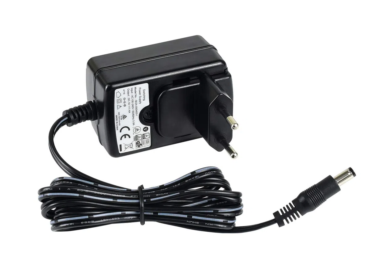 Waveshare Power Supply Applicable for Jetson Nano Electronic Products 5V/4A DC Jack OD 5.5mm ID 2.1mm