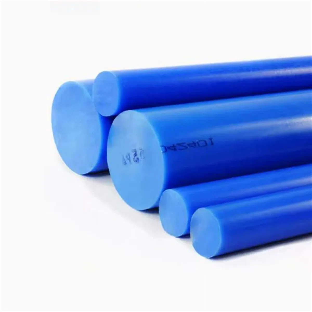 Barras Redondas de Nylon para ingeniería, Varilla de Nailon Azul Diámetro 15-45 mm Longitud 500 mm(20mm)