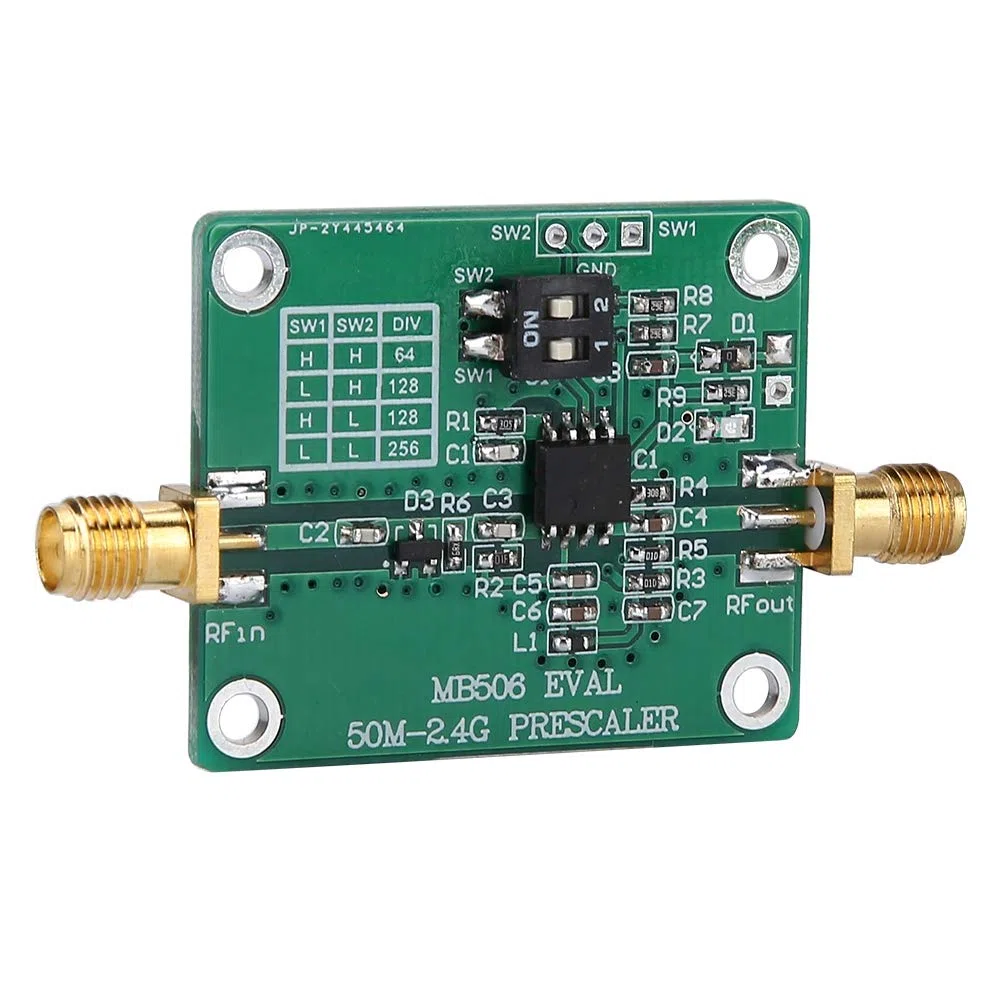 Divisor de Frecuencia MB506 2.4 GHz Prescalor de Microondas 64 128 256 para DBS CATV -Transkeiver - Sin Marca