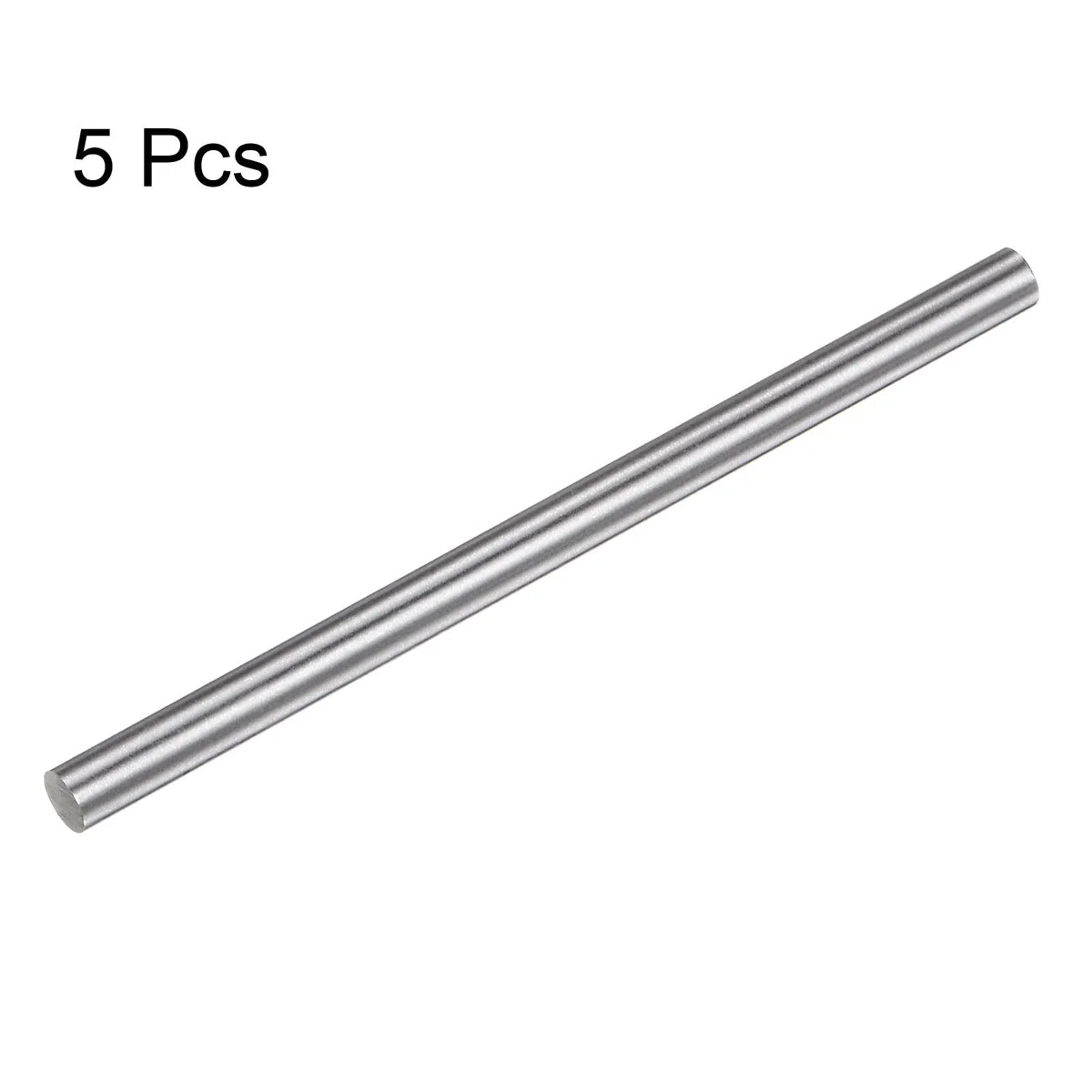 sourcing map 5 varillas redondas de 5,9 mm x 100 mm de acero de alta velocidad (HSS), herramientas de manualidades para torneado, perforación y roscado