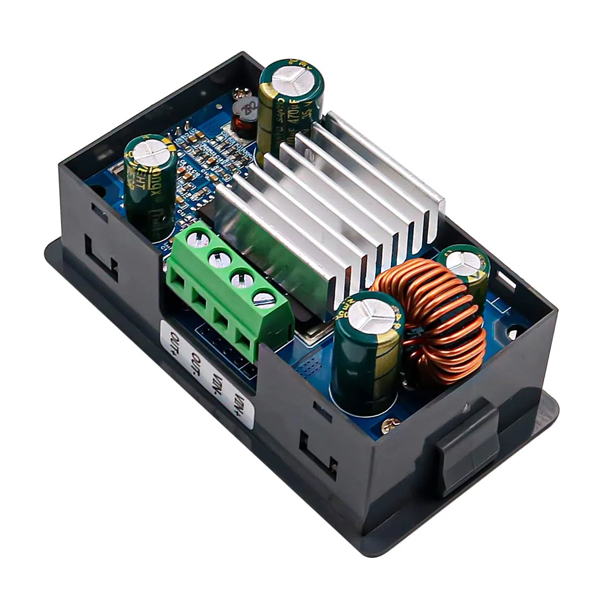 Ajustable DC Buck Boost Convertidor de Potencia 35W Voltaje y Amperímetro Regulador de Voltaje DC XY-SK35H