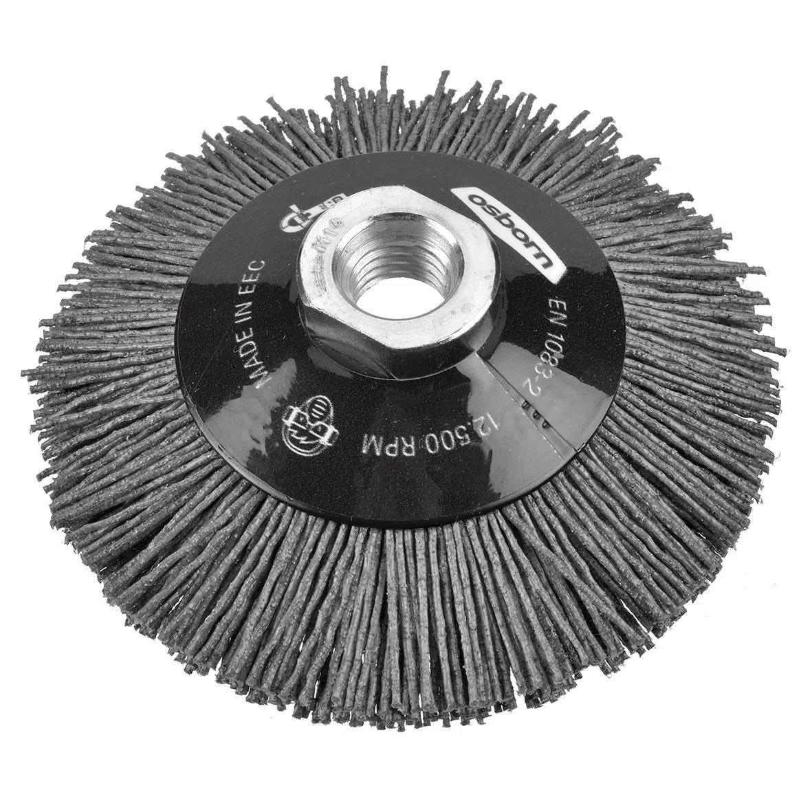Osborn 6802622891 Cepillo cónico para amoladora angular sin cable, diámetro 100 mm, 1 unidad