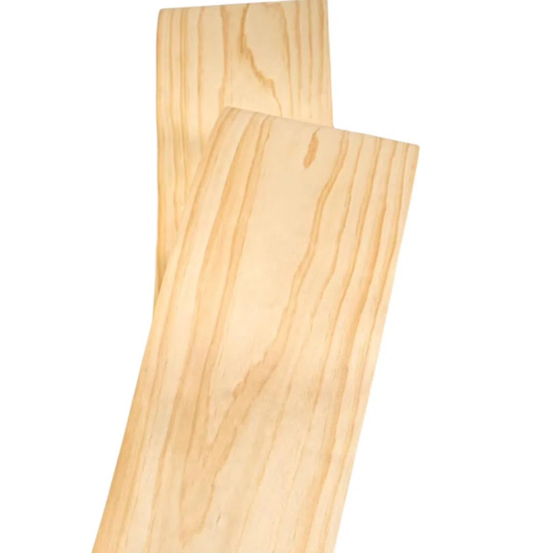 Chapa de madera de pino natural de Nueva Zelanda, 0,2 mm de grosor, 2,5 x 0,23 m, para muebles, decoración del hogar, bricolaje y más, con hermosa textura.