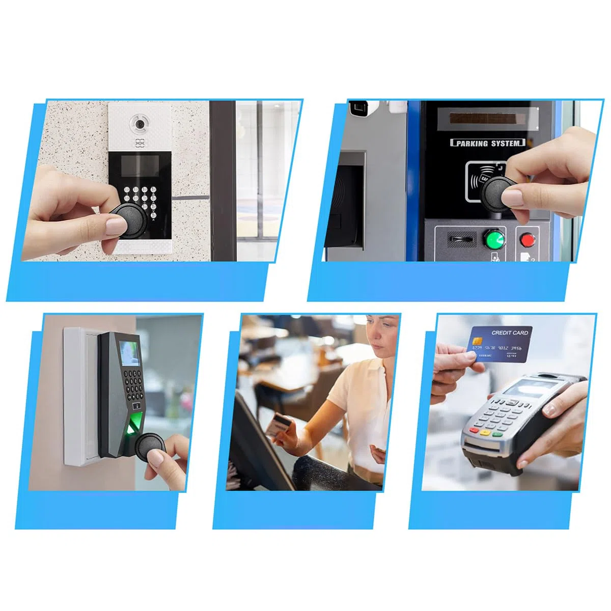 FONGWAH 20 Piezas Etiquetas de Tarjeta RFID 13.56MHz 1024Bytes Compatibles con Chip S50 Clásico para Control de Acceso y Tarjeta de Llave