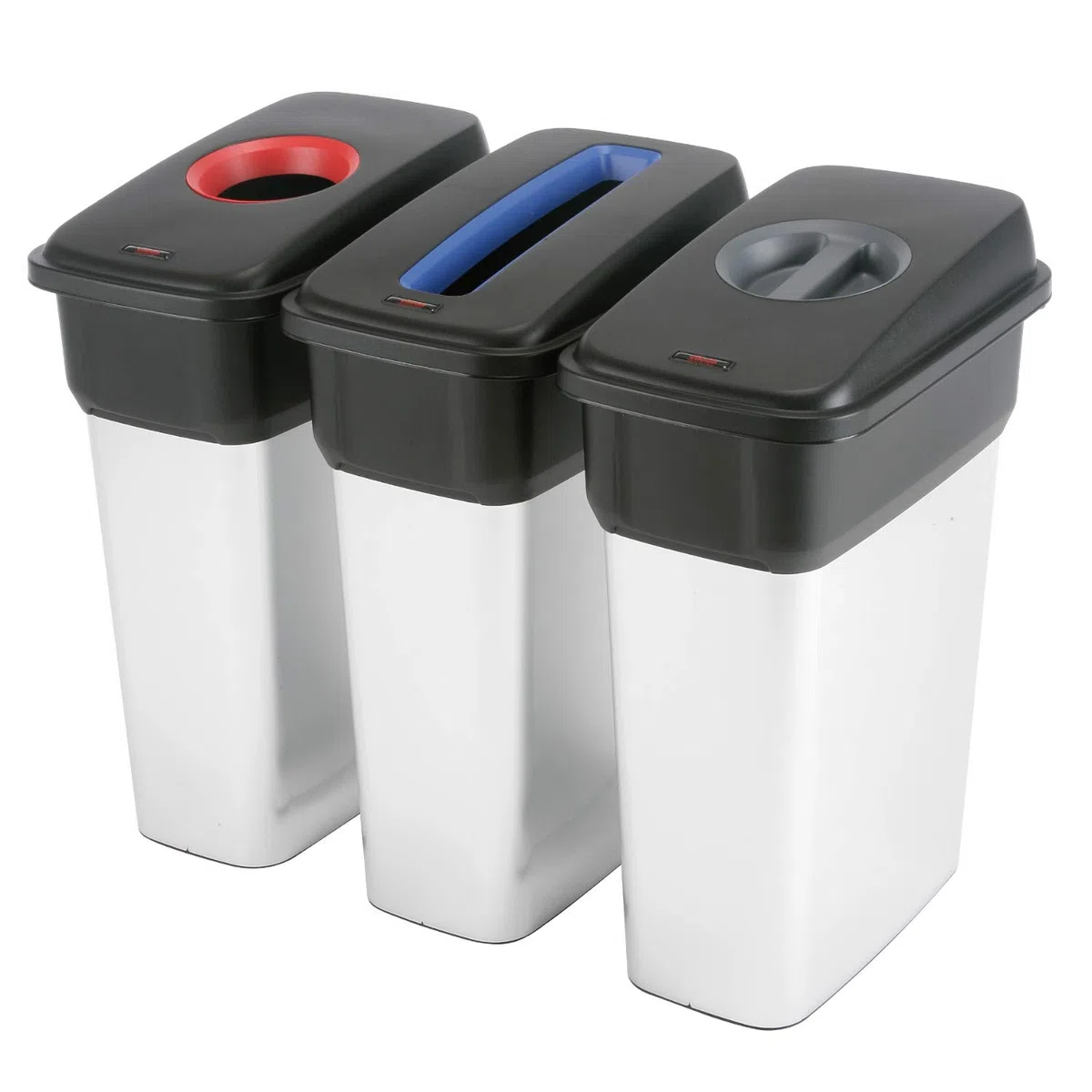 RothoPro Selecto Premium Tapa de la papelera Selecto Premium, 55l/70l ideal para las latas, Plástico (PP) sin BPA, negro/rojo, (49.0 x 29.0 x 9.0 cm)