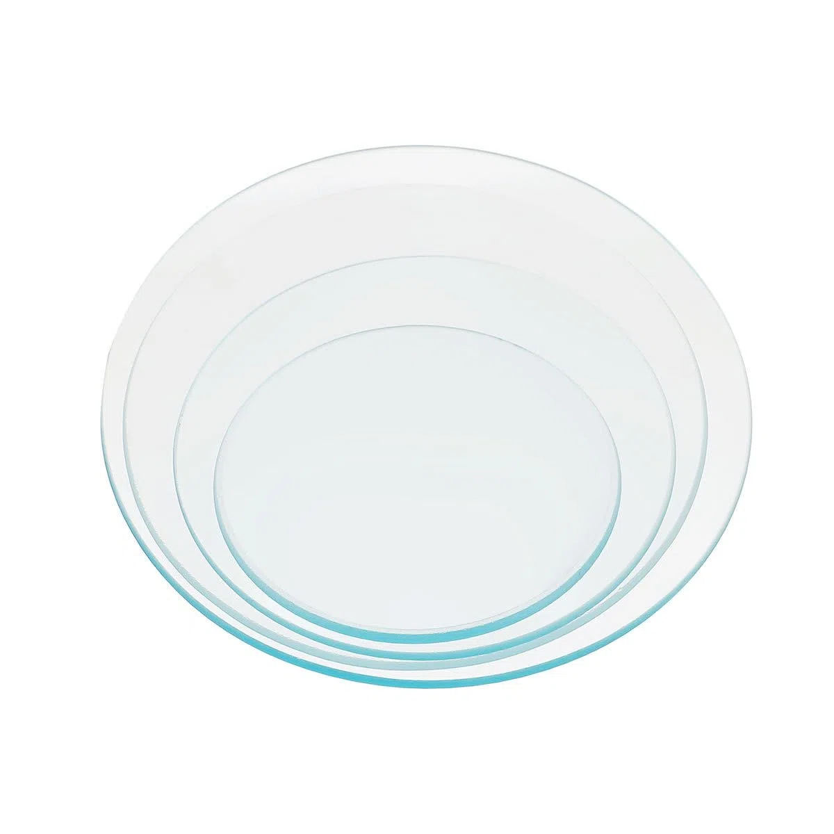 SHINEOFI 4 Tapas de Vaso de Precipitados Multifuncional de Vidrio para Laboratorio Vidrio Transparente de Alta Resistencia y Apto para Uso en Laboratorio Escolar