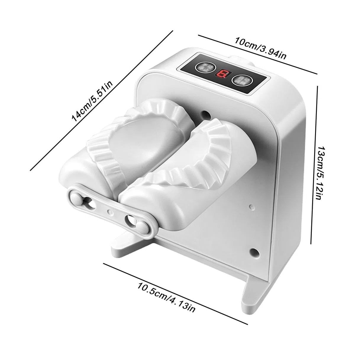 Ravioli Former Dumpling Maker Automático, Eléctrico Ravioli Moldeador, Moldeador de Masa, Moldeador Eléctrico, Máquina Automática para hacer albóndigas rápida y cómodamente