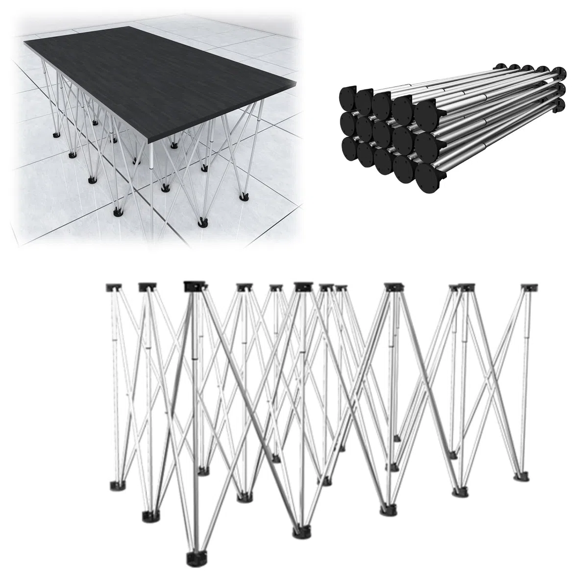 Mesa De Trabajo Retráctil Plegable, Banco De Trabajo Plegable De Servicio Pesado para Corte De Construcción De Carpintería, Portátil Multifuncional Mesa De Construcción(6 Legs)