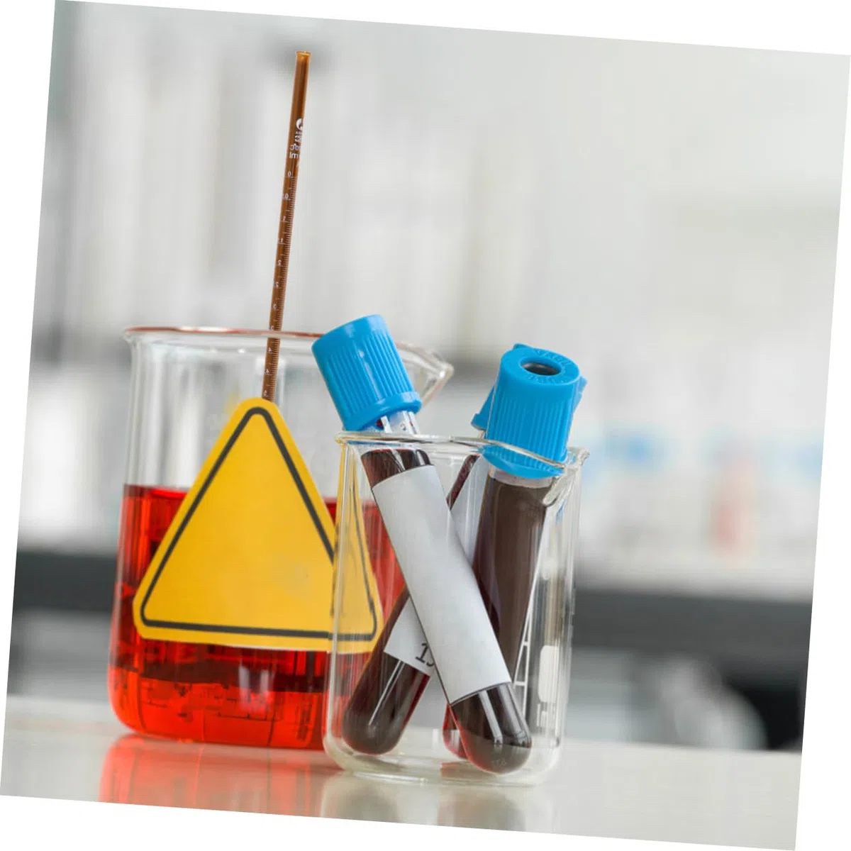 Bureta de Vidrio para Laboratorio Químico de 10ml, Resistente al Calor y Duradera, Adecuado para Estudiantes en Escenario de Laboratorio
