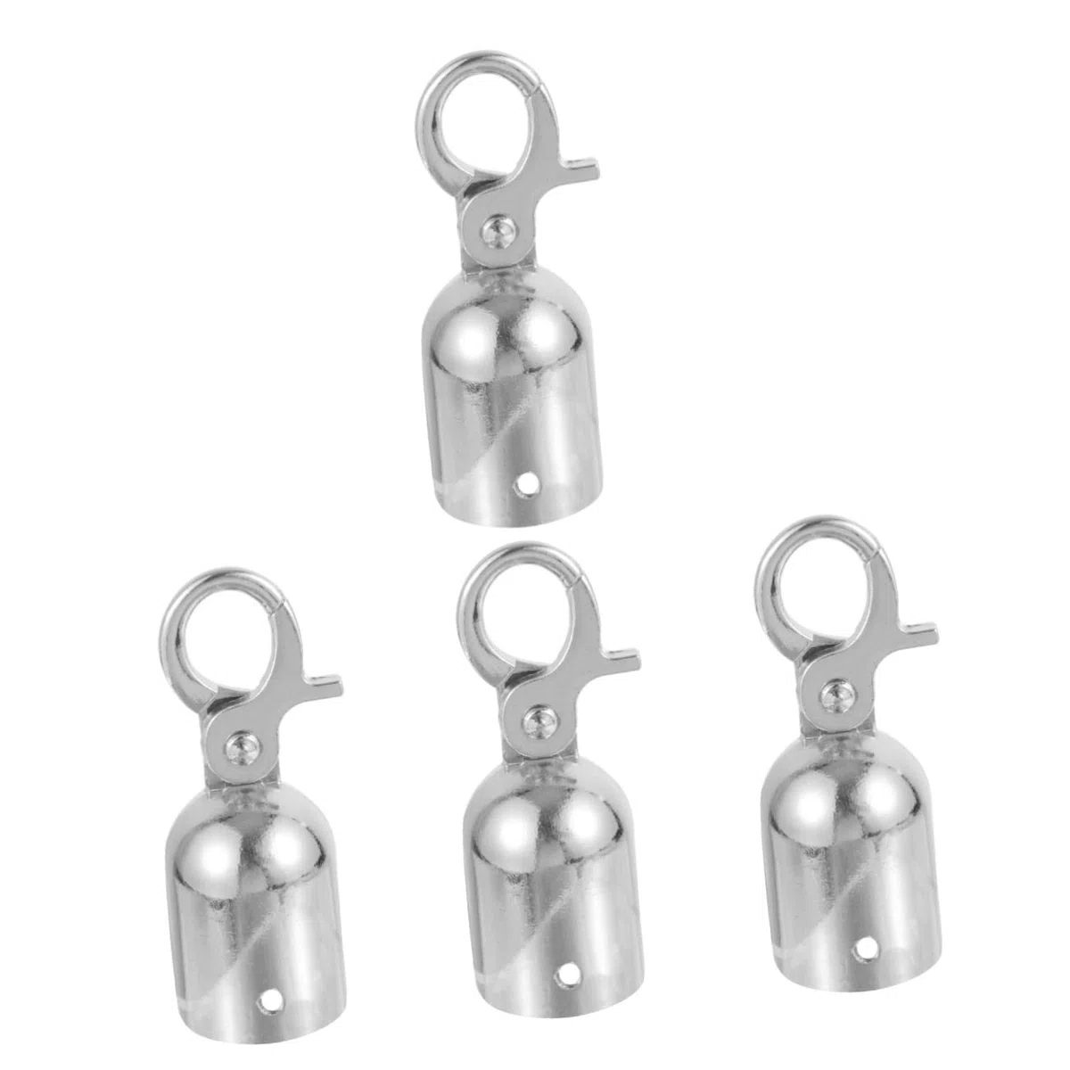 Housoutil 4piezas Tapón De Cuerda De Acero Inoxidable Para Barandillas Fijación Segura Duradera Para Cuerdas Espacios Exteriores Compatible Poste De Recepción Protección De Pasillos