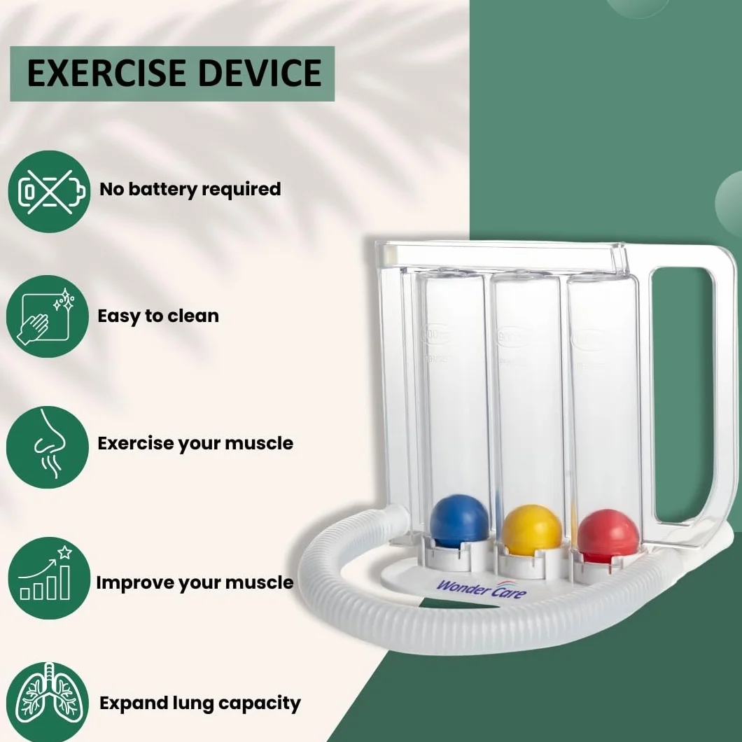 3 Ball Breathing Lung exerciser/ 3 Ball Incentive Spirometer
