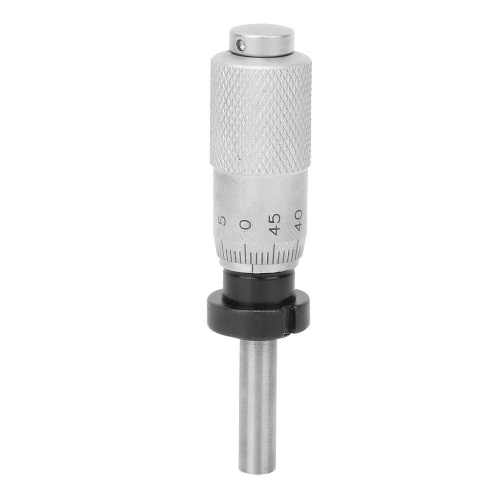 Herramienta de medición de diámetro interior fácil de usar, micrómetro interior, micrómetro de tipo redondo, precisión de 0,01 mm para la(Flat head with nut)