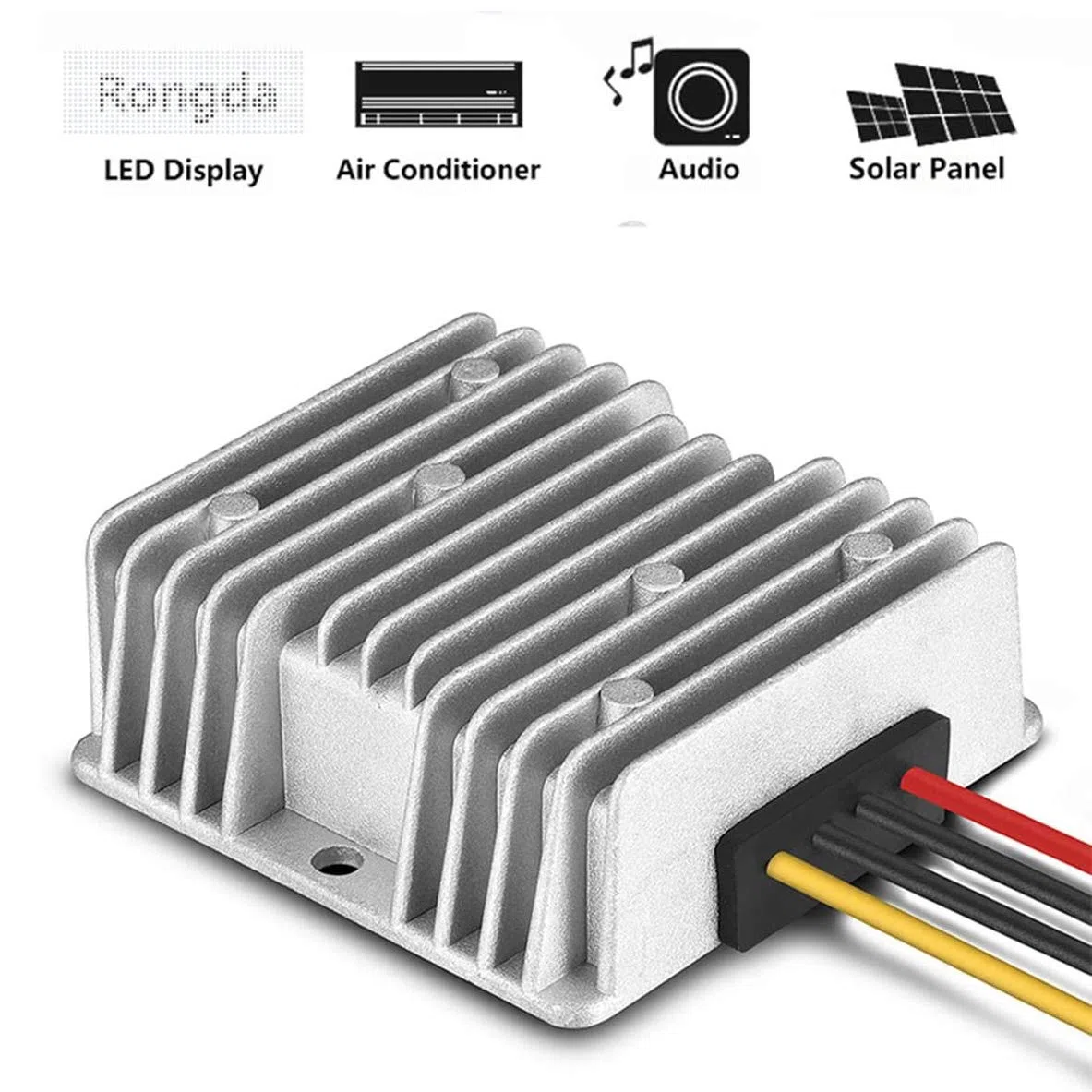 Greluma 1 Pieza Regulador convertidor Elevador DC 12v a 24v 10A 240W Adaptador de Fuente de alimentación para Motor, camión, vehículo, Barco, Sistema Solar, etc. (Acepta entradas DC9-20V)