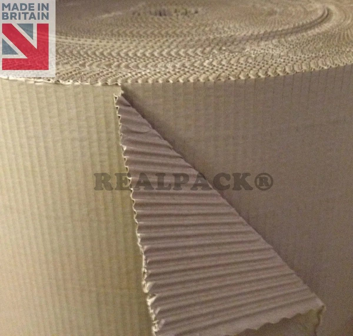 Rollo de papel de cartón corrugado para manualidades, 300 mm, 25 m