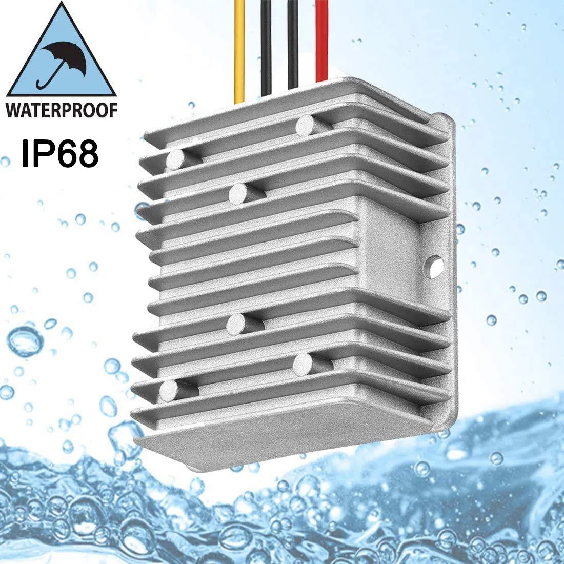 Greluma 1 Pieza Regulador convertidor Elevador DC 12v a 24v 10A 240W Adaptador de Fuente de alimentación para Motor, camión, vehículo, Barco, Sistema Solar, etc. (Acepta entradas DC9-20V)