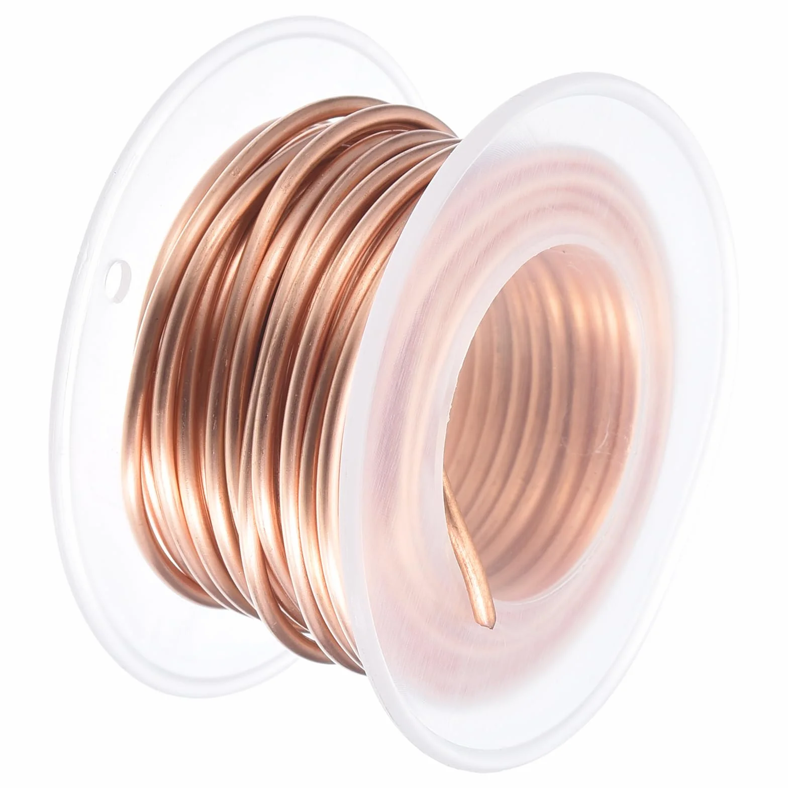 QUARKZMAN Alambre De Cobre Suave (Calibre 12, 16.4 Pies), Alambre De Cobre Desnudo 99.9% Puro 2mm Alambre Sólido Para Manualidades De Bricolaje Decoración De Jardinería (5 Metros)