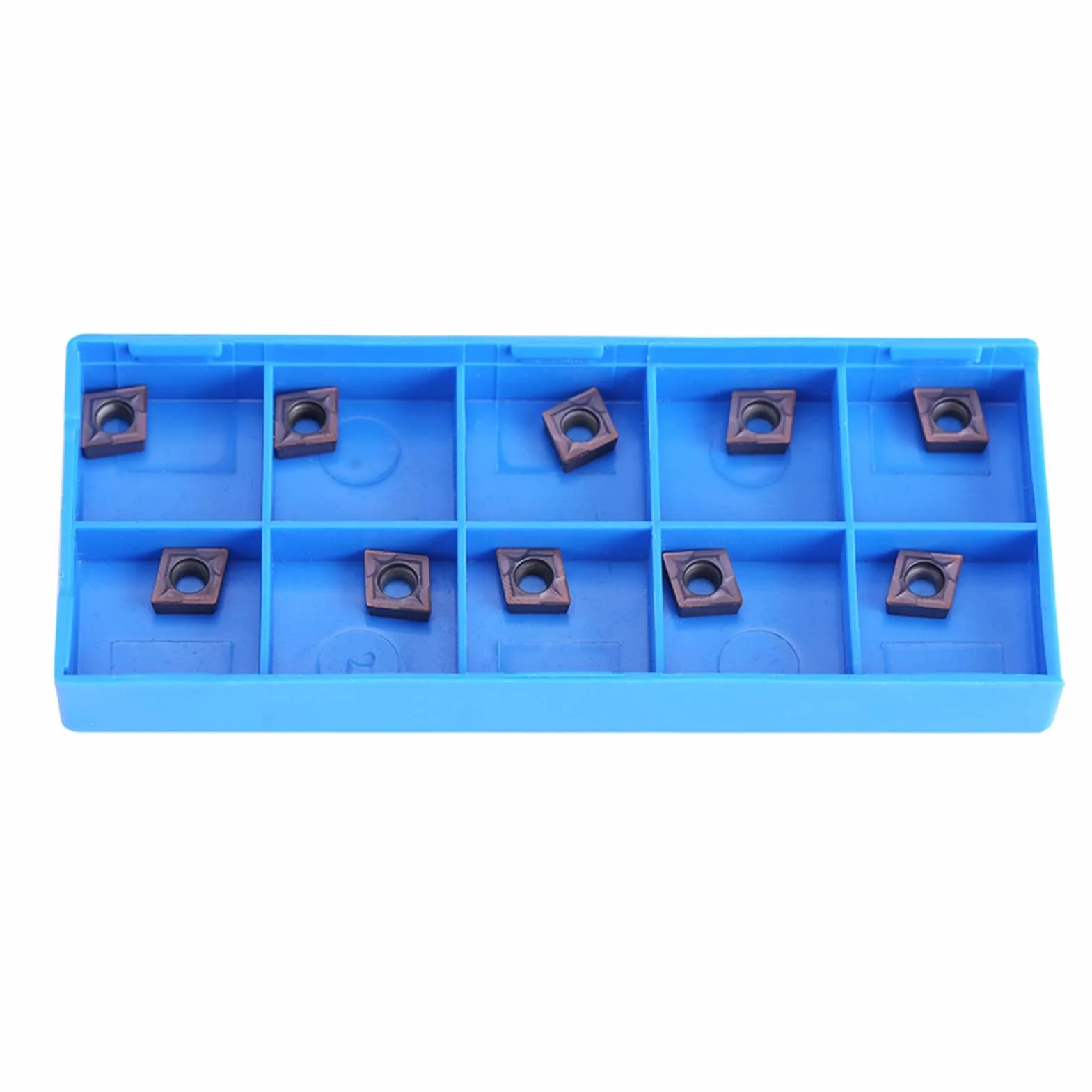 Walfront, 10 Uds., Insertos de Puntas de Carburo CNC, Insertos de Torneado, Cortador de Hoja CCMT060204 VP15TF, Insertos de Torno CNC, Portaherramientas de Torneado