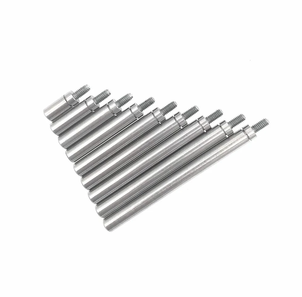 SUXING Vástago de extensión para indicador de cuadrante 4.5 mm de diámetro M2.5 Varilla de rosca (A SET)