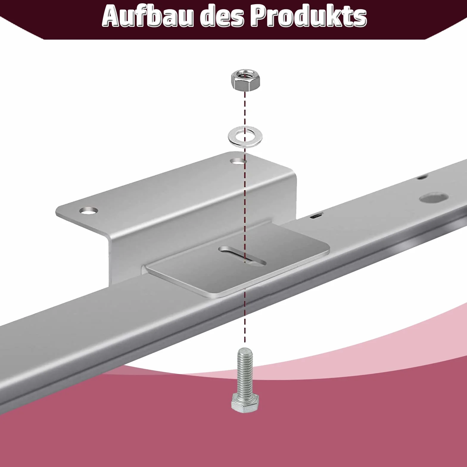 Juego de 8 soportes de panel solar de ángulo Z - Soporte de panel solar con tuercas y tornillos - Montaje en techo - para caravanas, paredes, barcos, techos