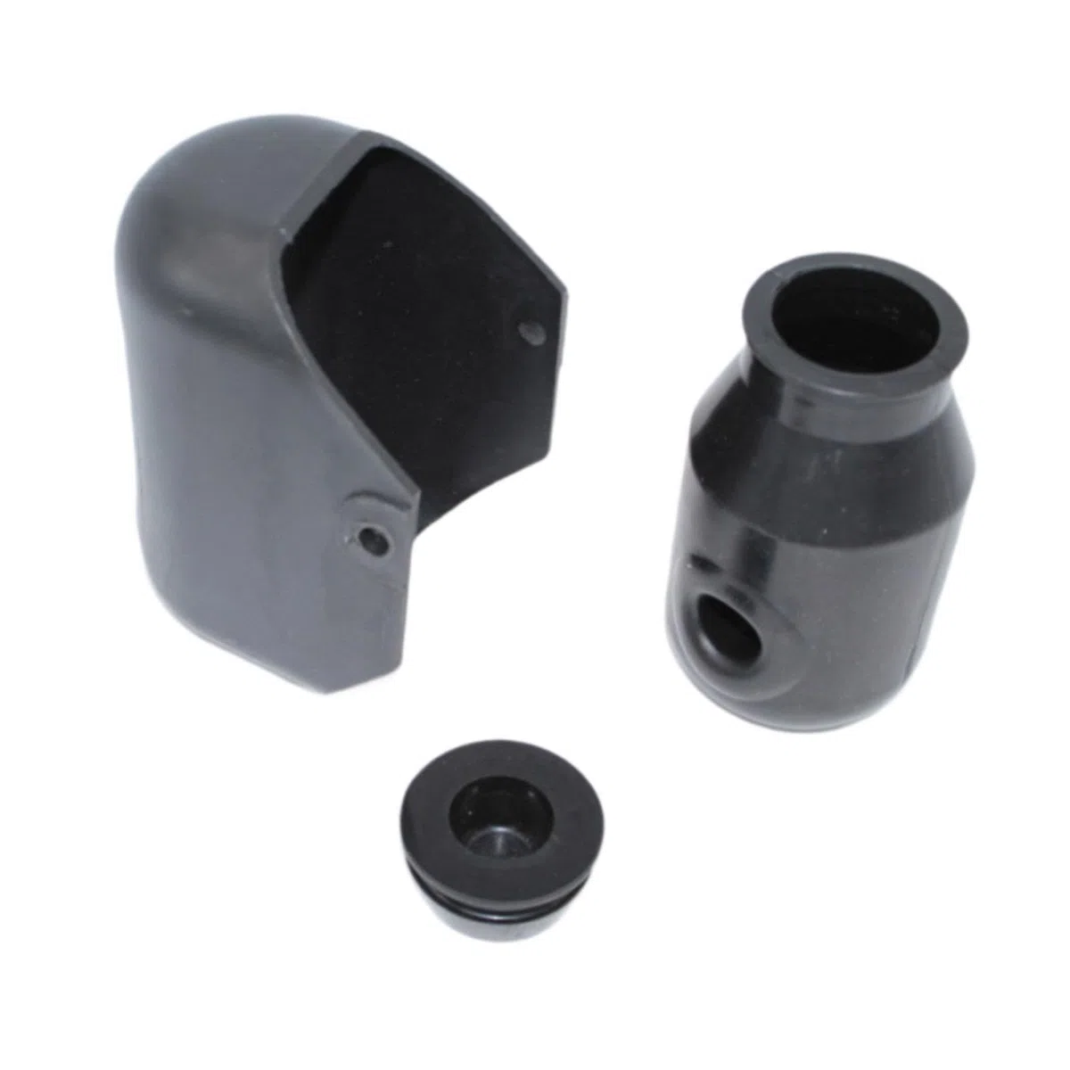 MERIGLARE 3 Piezas Tanque de Aceite para Elevadora con Tapón Y Protector Accesorios para Transpaleta Manual de Goma Resistente Adecuado para Manteni, 3 Piezas