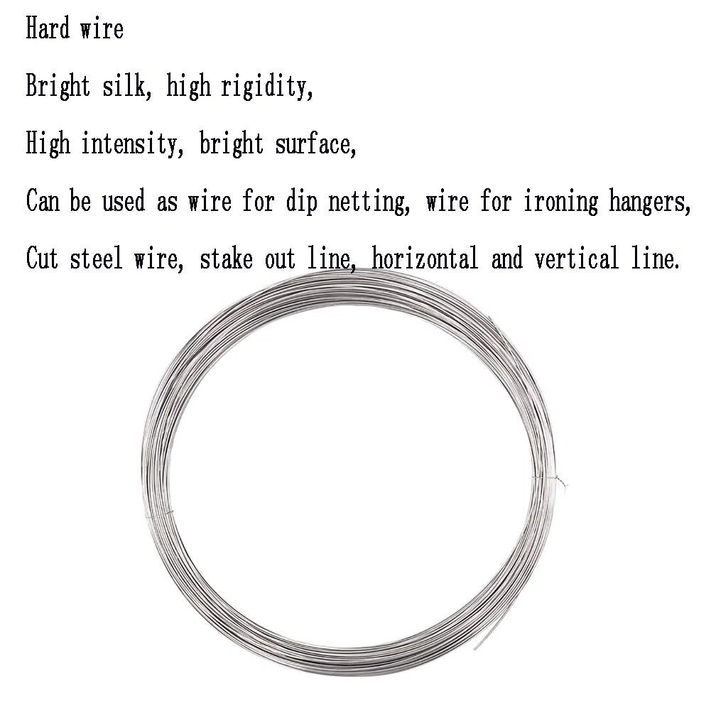 304 Alambre De Acero Inoxidable Wire Solo Duro-Diameter 0.1 mm long (100 m/328feet)