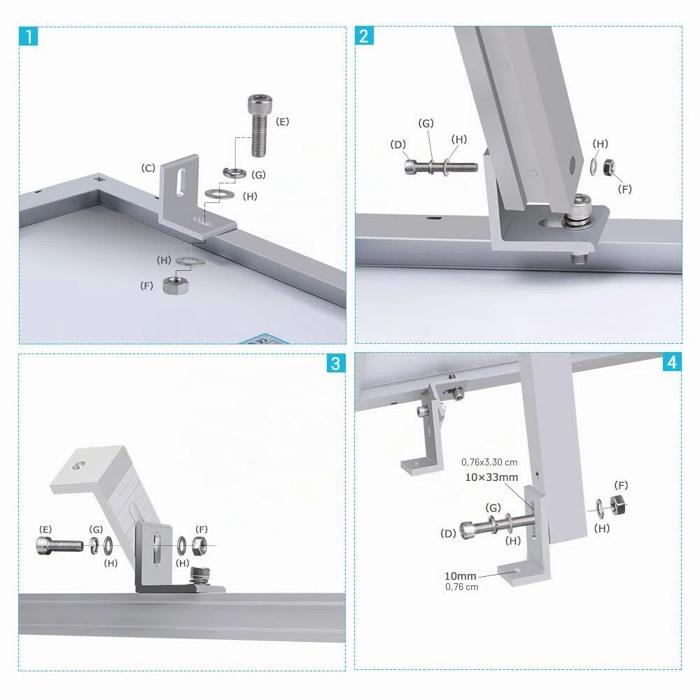 Renogy - Soporte Solar para Panel