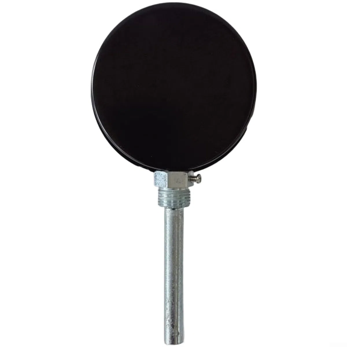 Termómetro bimetálico con esfera de 100 mm y funda de inmersión para calderas, calefacción central y usos de cocina al aire libre