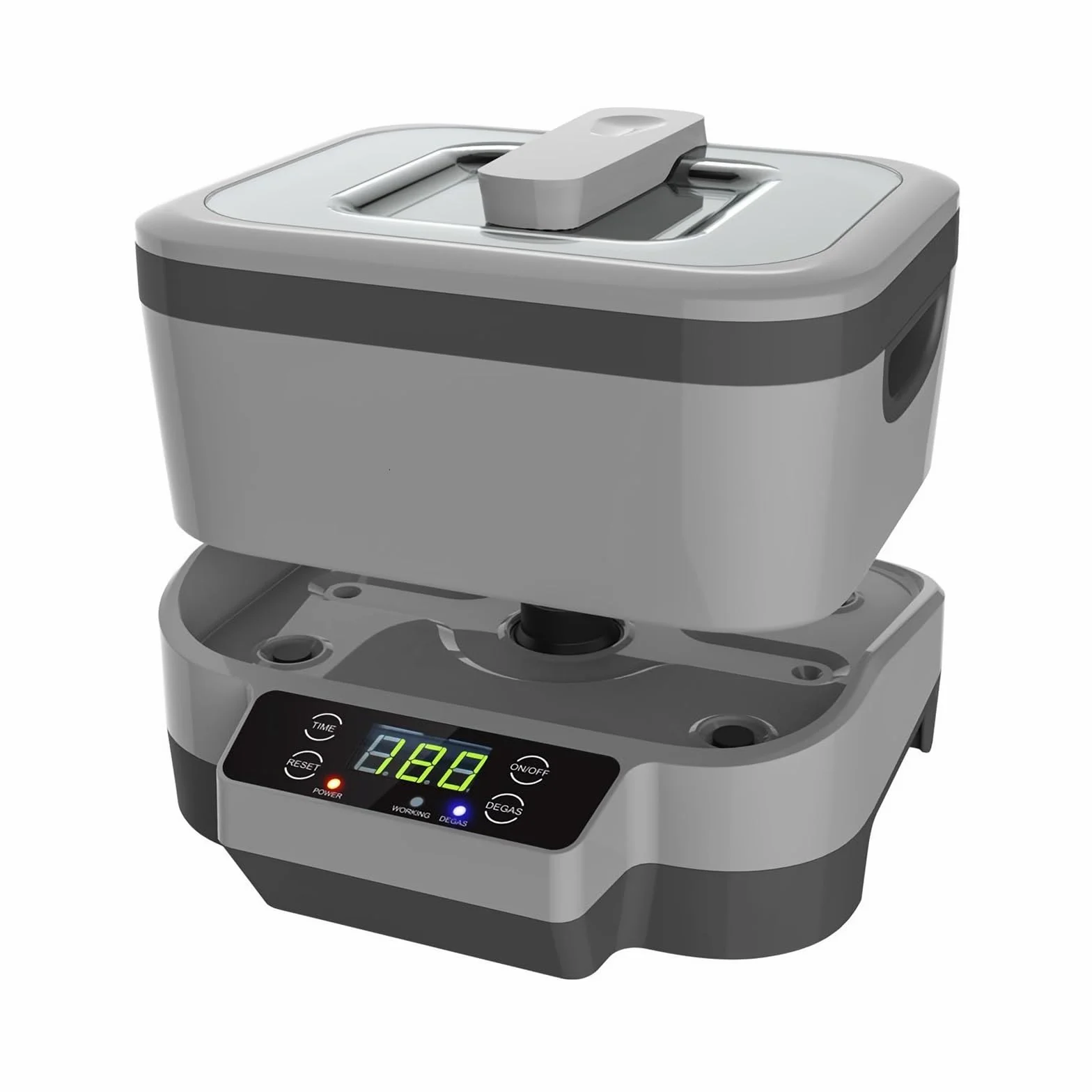 Limpiador sónico, Limpiador Ultrasónico De 1,2 L, Joyería, Reloj, Gafas, Anillo, Cepillo De Belleza, Máquina De Baño De Limpieza Por Ultrasonido,Uso prolongado