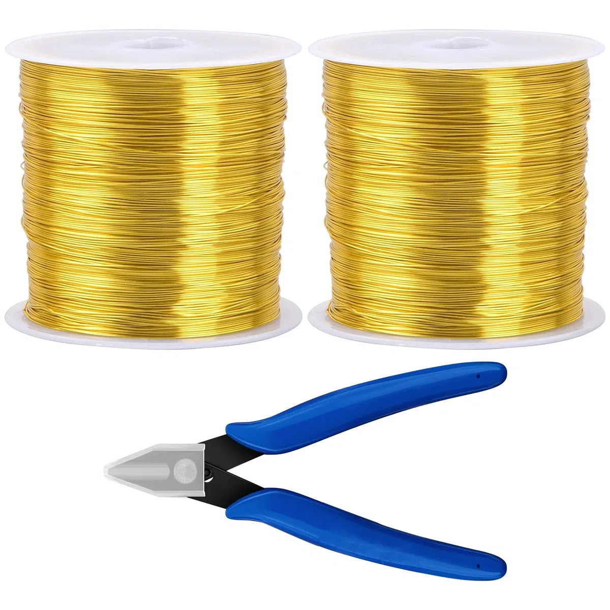 2 Piezas Alambre de cobre esmaltado 0,3 mm alambre de esmaltado alambre magnético aislado de cobre para manualidades, jardinería, transformadores, inductores, 200 m
