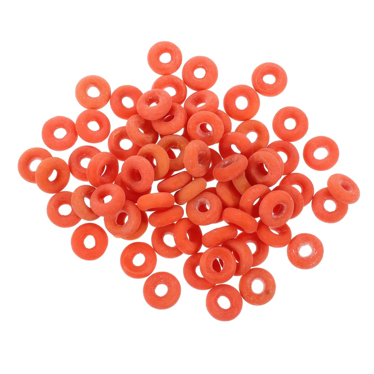 YARNOW Alicates de Castración para Animales Macho Anillos de Goma Naranja de Alta Elasticidad, Fáciles de Usar para Corte y Castración en Granjas, Paquete de 100 Unidades