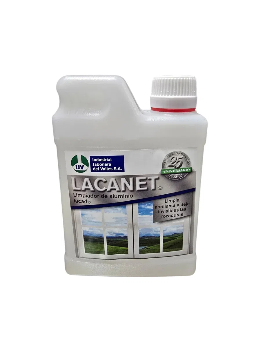 Limpiador de Aluminio Lacado, para Ventanas, Marcos y Puertas LACANET 500ml