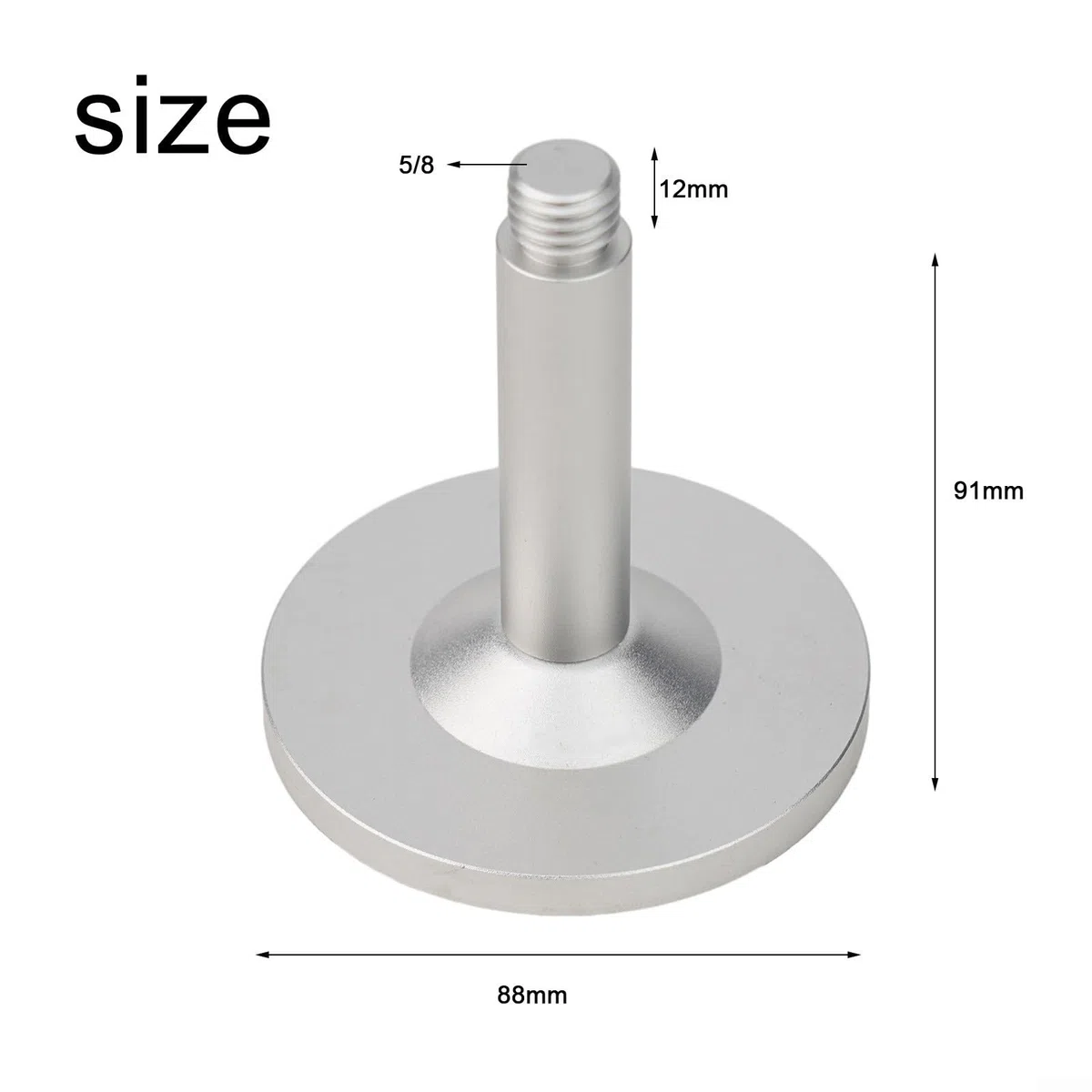 Adaptador Gnss con una base magnética diseñada para un rendimiento óptimo al aire libre (base de aluminio)