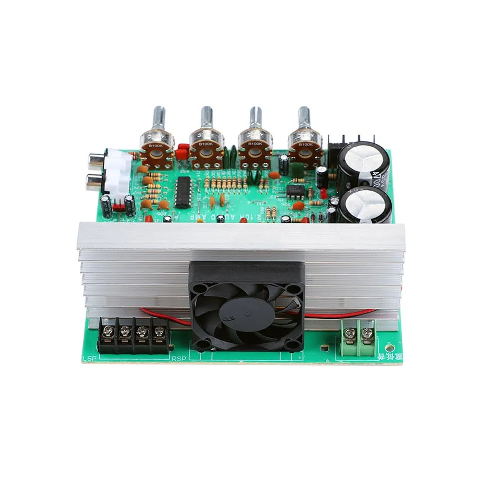 Placa de amplificador audio potencia grande 1 Canal dual graves alta Teatro en casa Suministros DIY AC18V-24V