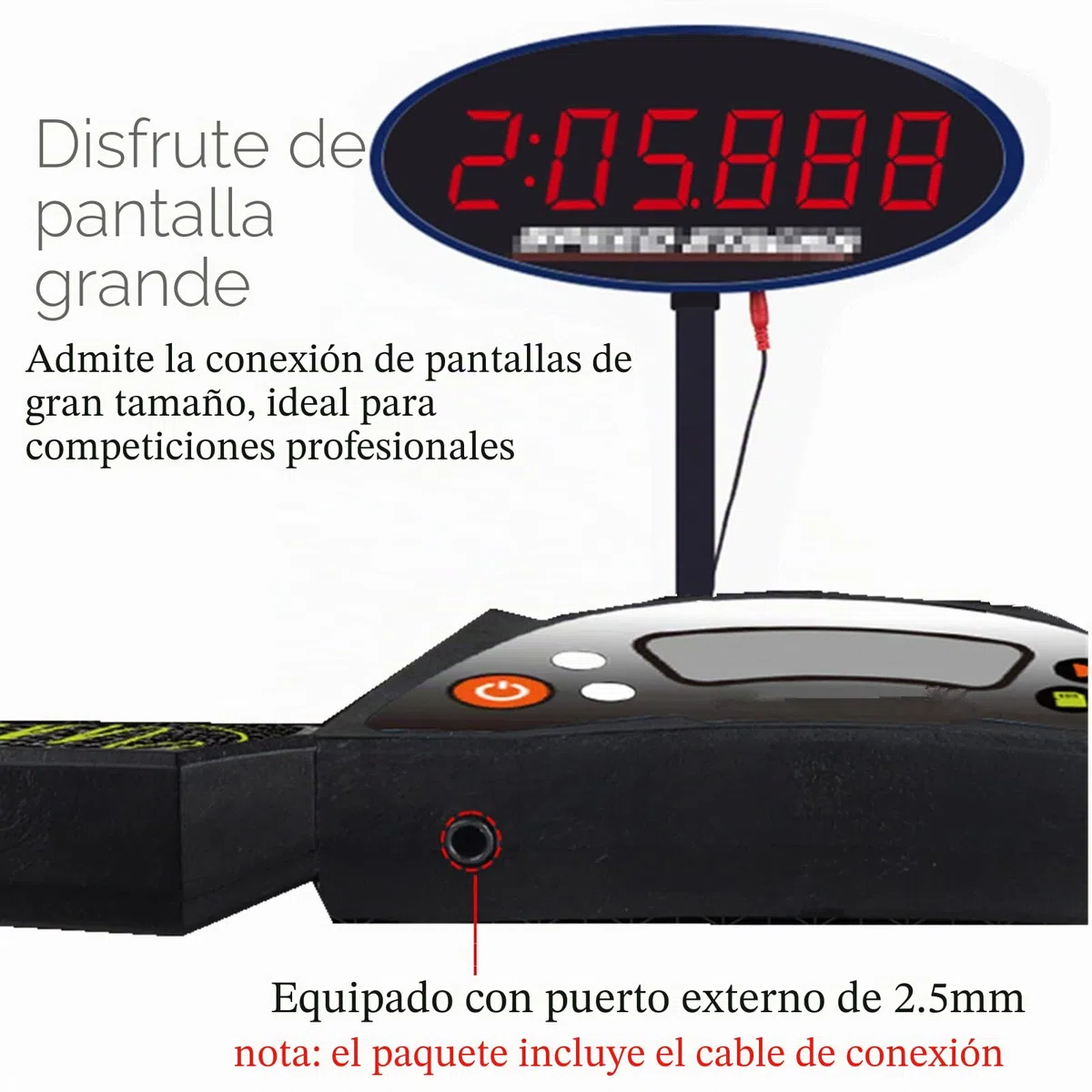 Temporizador de Control Táctil Profesional para Cubo de Velocidad de Competición de Pila - Sincronización Precisa - Regalo para Cumpleaños y Navidad