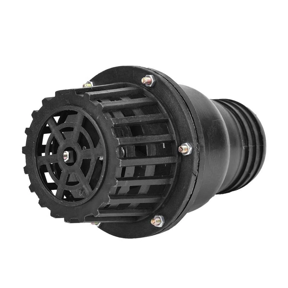 Válvula de pie de bomba de agua Válvula de retención plana de baja presión de PVC negro Válvula plana de baja presión para máquina de fluido(3in)