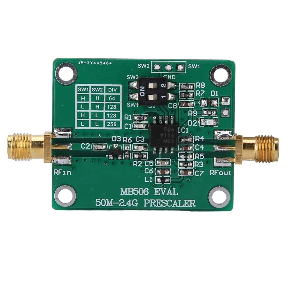 Divisor de Frecuencia MB506 2.4 GHz Prescalor de Microondas 64 128 256 para DBS CATV -Transkeiver - Sin Marca