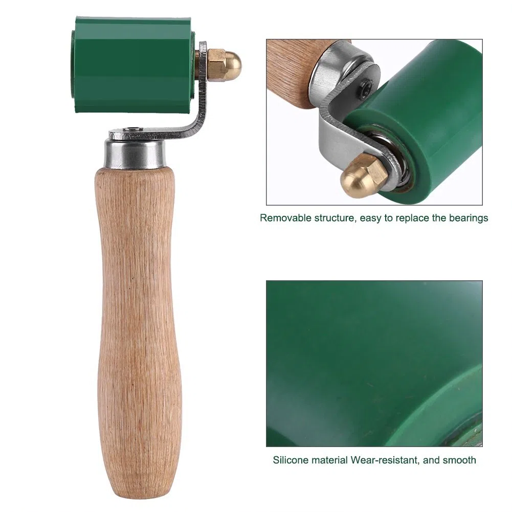 Silicone Seam Roller-40mm Silicone High Temperature Resistant Hand Pressure Roller Roofing Herramienta de Soldadura de PVC