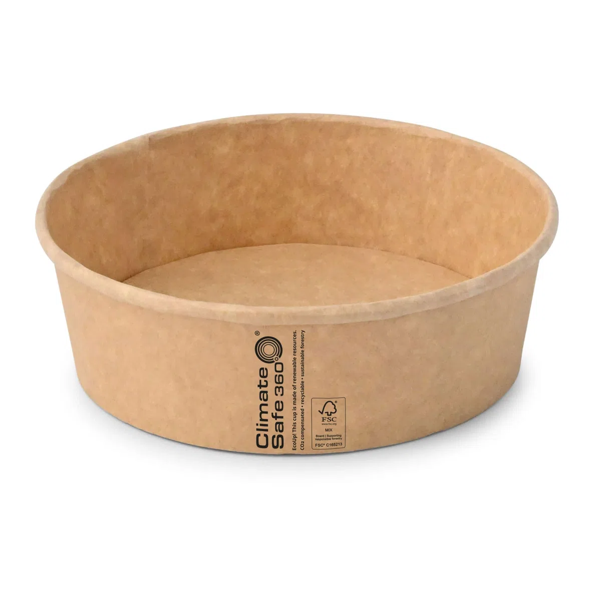 BIOZOYG Cuencos desechables 50 unidades 400 ml marrón - Cuencos para sopa contenedores de cartón para alimentos - Cajas para llevar recipientes para ensaladas caja de almuerzo desechable