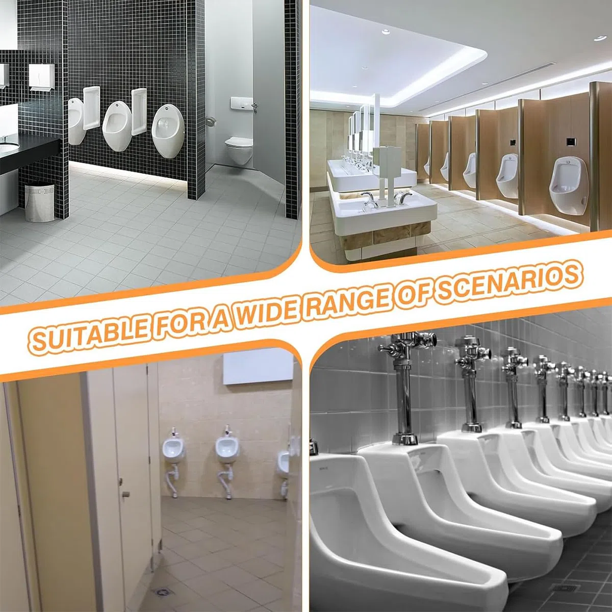 Filtro para Urinario con Fragancia, 12 Unidades - Insertos Neutralizantes de Olores con Aroma Cítrico Duradero - Reducción de Salpicaduras para Baños Públicos, Hoteles, Centros Comerciales y Escuelas