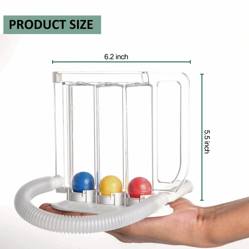 3 Ball Breathing Lung exerciser/ 3 Ball Incentive Spirometer