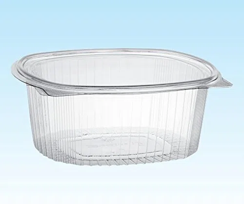 Chiner Envases de plástico para alimentos rectangular OPS (250 cc (100 unds.))
