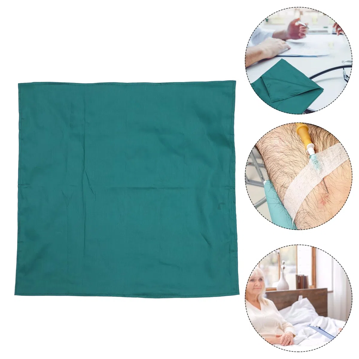 Scicalife Toalla Médica De Algodón Tela Médica Profesional Esterilización Absorbente Y Transpirable para Procedimientos Médicos Y Cuidado del Hogar 24.40 X 24.40 Pulgadas