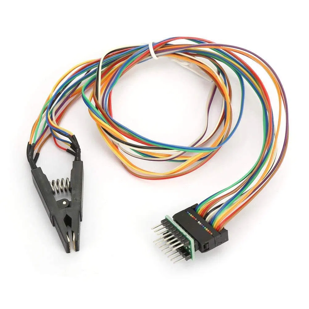 Programador de prueba Clip Socket Adpter SOP16 SOIC16 16 Pin IC Test Clamp SOP16 a DIP8 Flash Clip