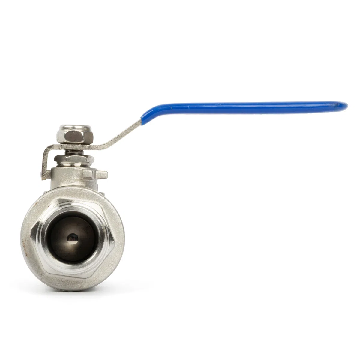 U.S. Solid Válvula de bola DN20 de 3/4 pulgadas - 304 rosca exterior de acero inoxidable G rosca completa conexión de 2 vías