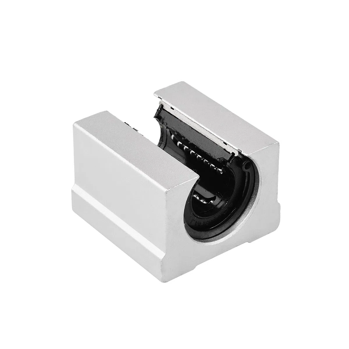 4 rodamientos lineales SBR20UU,20 mm de aluminio abierto rodamientos de bolas lineales bloque deslizante para riel lineal SBR20